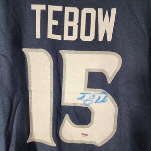 Tim Tebow Autograph Jersey PSA Authentication Rumble Baseball Florida Gators